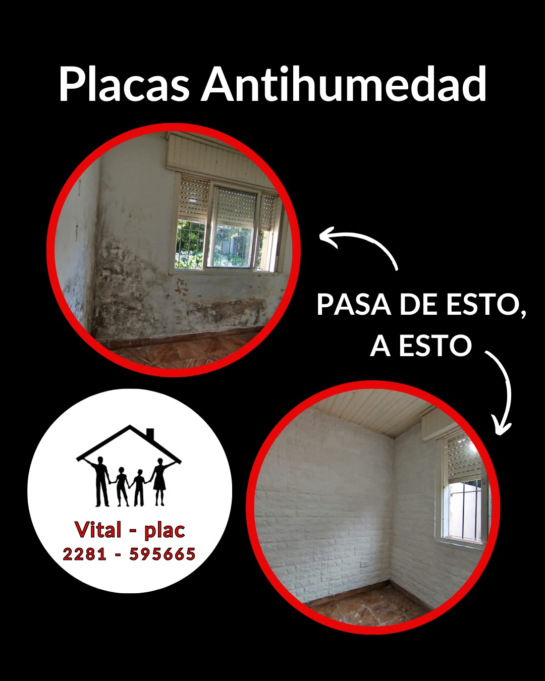 Venta y colocación de placas antihumedad